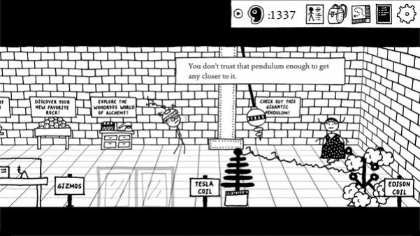 Игра Shadows Over Loathing, скриншот
