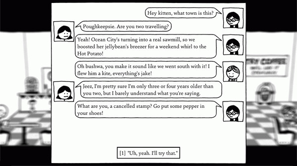 Игра Shadows Over Loathing, скриншот