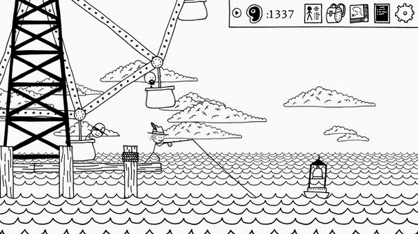 Игра Shadows Over Loathing, скриншот