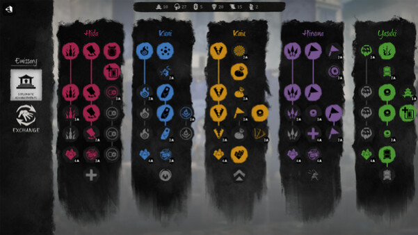 Игра Shadowveil: Legend of The Five Rings, скриншот