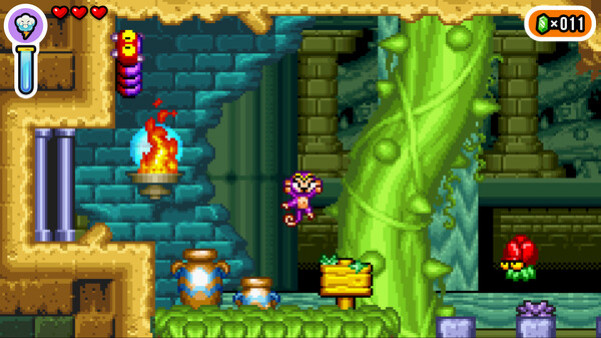 Игра Shantae Advance: Risky Revolution, скриншот