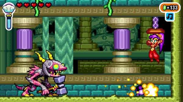 Игра Shantae Advance: Risky Revolution, скриншот