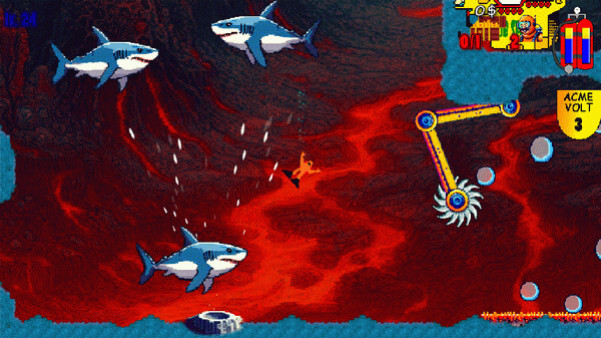 Игра Shark's Treasures Adventure, скриншот