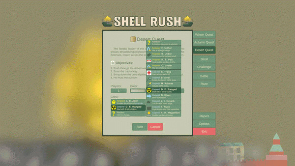 Игра Shell Rush, скриншот