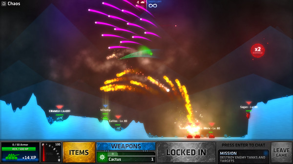 Игра ShellShock Live, скриншот