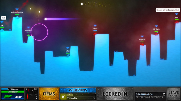 Игра ShellShock Live, скриншот