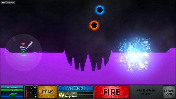 Игра ShellShock Live, скриншот