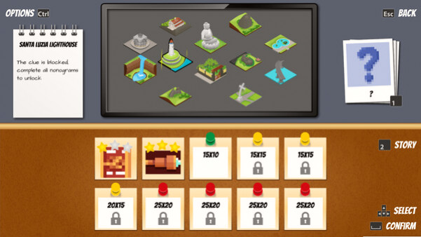 Игра SherloCAT Holmes Nonogram, скриншот