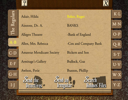 Игра Sherlock Holmes Consulting Detective: The Case of the Mystified Murderess, скриншот