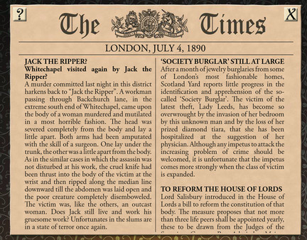 Игра Sherlock Holmes Consulting Detective: The Case of the Mystified Murderess, скриншот