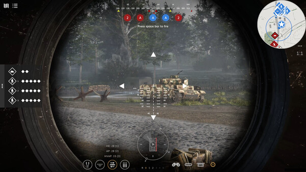 Игра Sherman Commander, скриншот