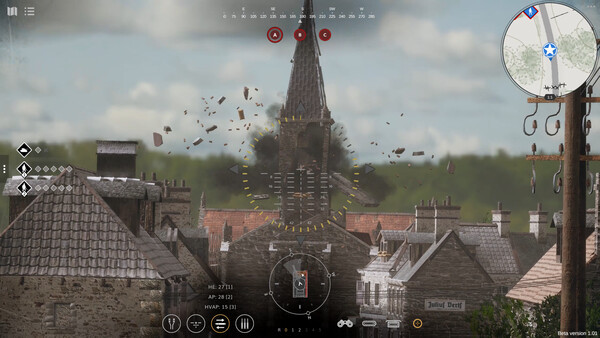 Игра Sherman Commander, скриншот