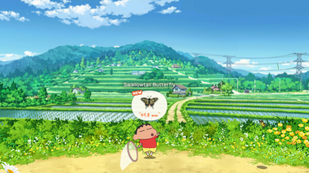 Игра Shin chan: Shiro and the Coal Town, скриншот
