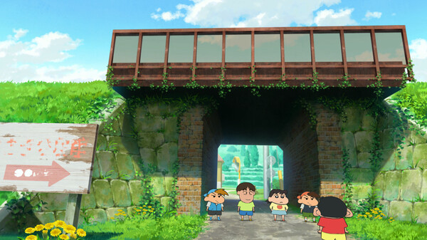 Игра Shin chan: Shiro and the Coal Town, скриншот
