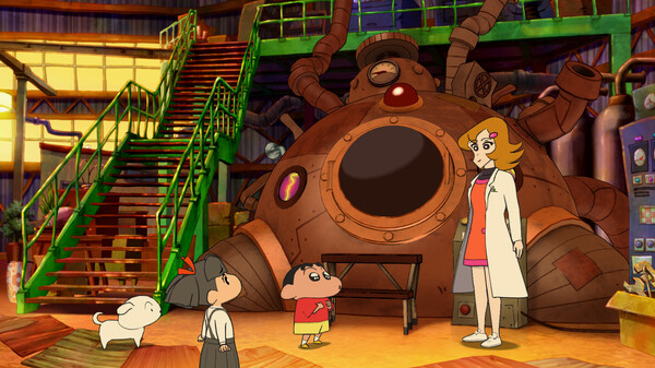 Игра Shin chan: Shiro and the Coal Town, скриншот