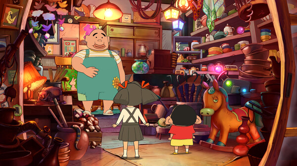 Игра Shin chan: Shiro and the Coal Town, скриншот