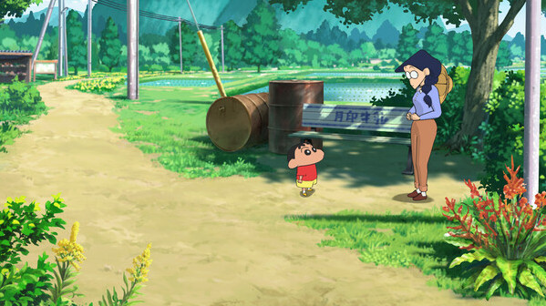 Игра Shin chan: Shiro and the Coal Town, скриншот