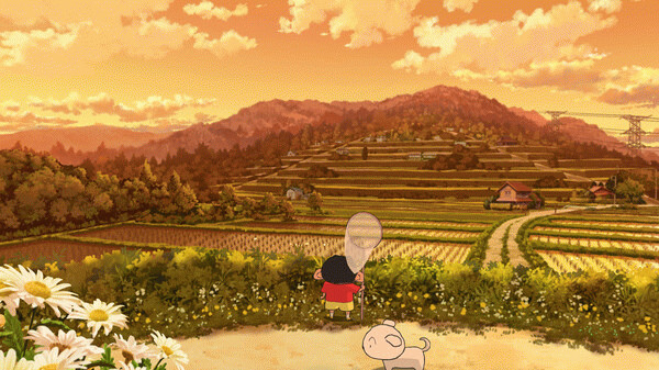 Игра Shin chan: Shiro and the Coal Town, скриншот