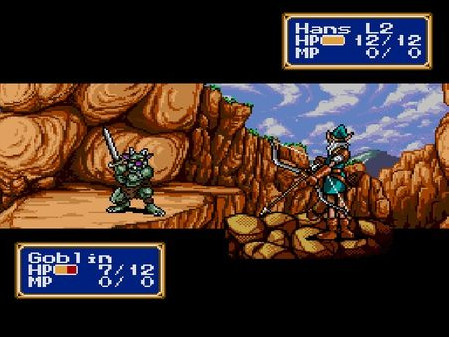Игра Shining Force, скриншот