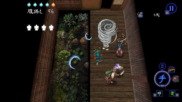 Игра 深 四のの目-陰陽の巫女-(SHINONOME ABYSS The Maiden Exorcist), скриншот