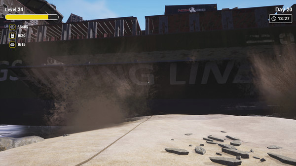 Игра Ship Graveyard Simulator, скриншот