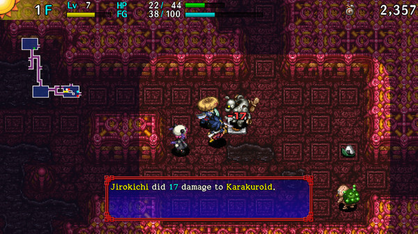 Игра Shiren the Wanderer: The Tower of Fortune and the Dice of Fate, скриншот