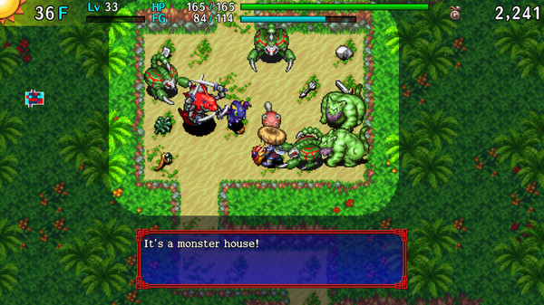 Игра Shiren the Wanderer: The Tower of Fortune and the Dice of Fate, скриншот