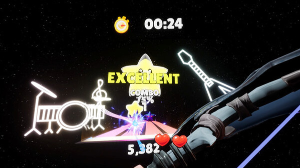 Игра SHOOTING STAR VR, скриншот