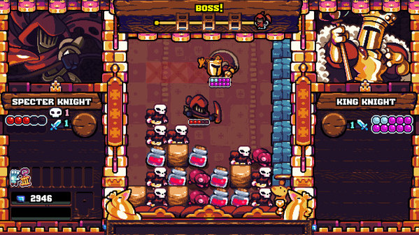 Игра Shovel Knight Pocket Dungeon, скриншот