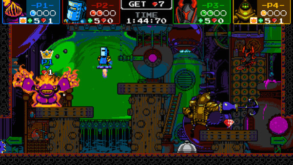 Игра Shovel Knight Showdown, скриншот