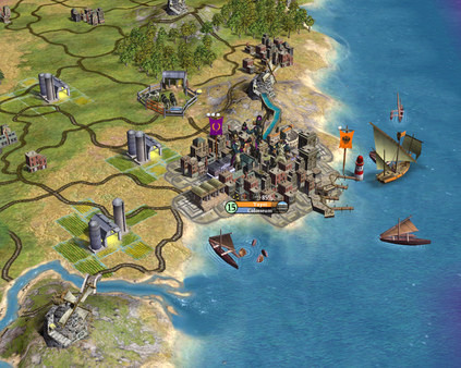 Игра Sid Meier's Civilization IV, скриншот
