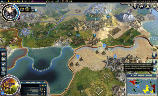Игра Sid Meier's Civilization V: Gods and Kings, скриншот