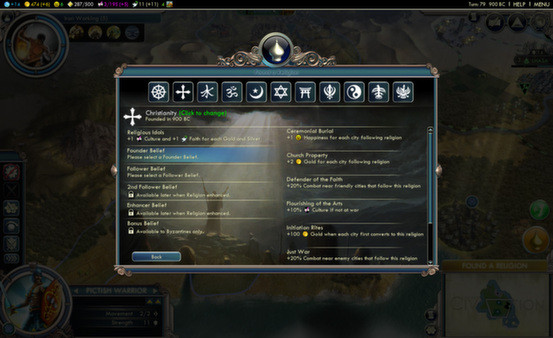 Игра Sid Meier's Civilization V: Gods and Kings, скриншот