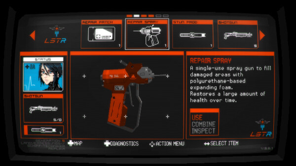 Игра SIGNALIS, скриншот