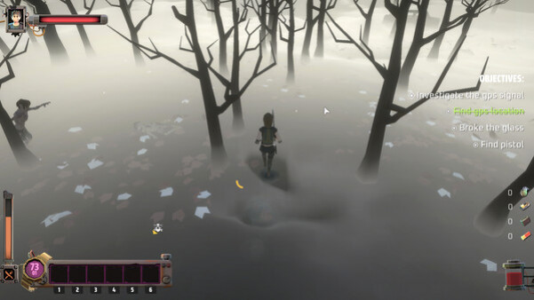 Игра Silent Woods, скриншот