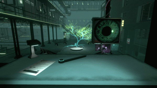 Игра Silicon Dreams | cyberpunk interrogation, скриншот