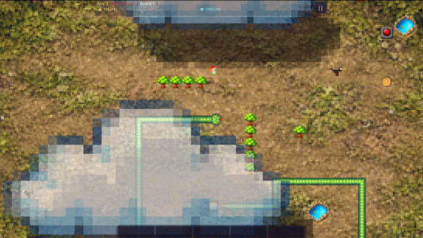 Игра Silvers Snake, скриншот