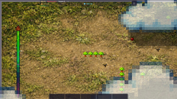 Игра Silvers Snake, скриншот
