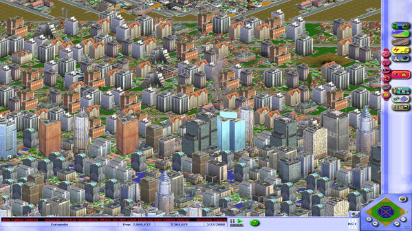 Игра Sim City 3000 Unlimited, скриншот