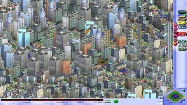 Игра Sim City 3000 Unlimited, скриншот