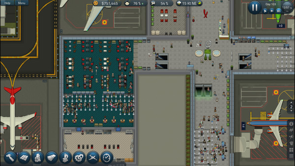 Игра SimAirport, скриншот