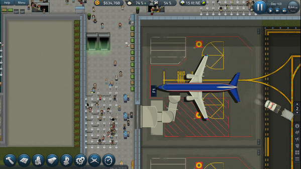 Игра SimAirport, скриншот