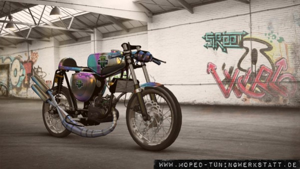 Игра Simson Tuningwerkstatt 3D, скриншот