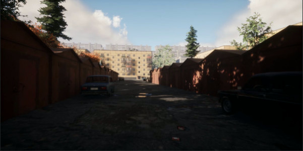 Игра Симулятор Прыгания по Гаражам, скриншот