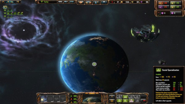 Игра Sins of a Solar Empire: Rebellion - Forbidden Worlds DLC, скриншот