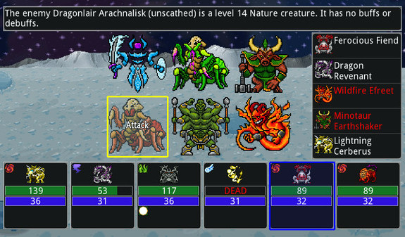 Игра Siralim 2, скриншот