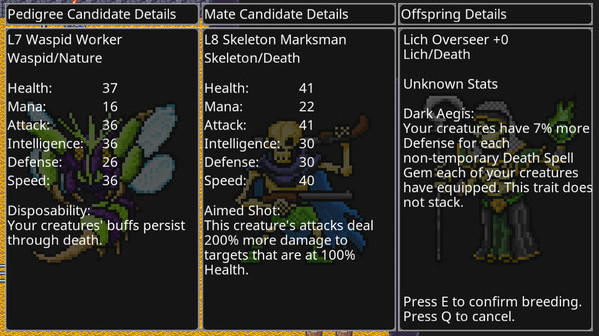 Игра Siralim 3, скриншот