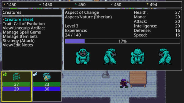 Игра Siralim 3, скриншот