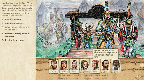 Игра Six Ages: Ride Like the Wind, скриншот