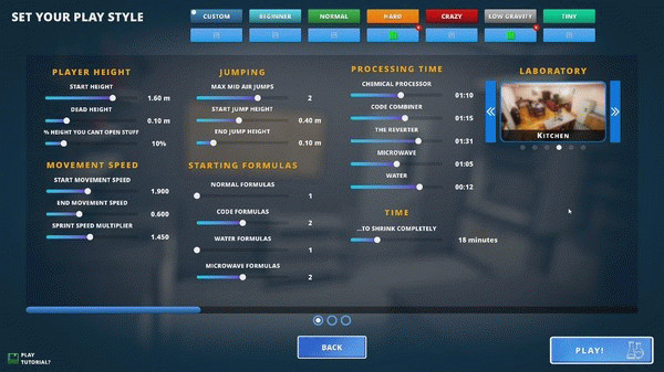 Игра Size Matters, скриншот